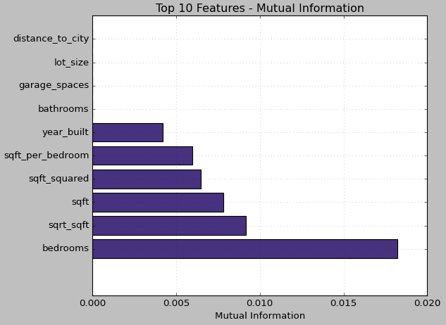 Feature Importance - Mutual Information